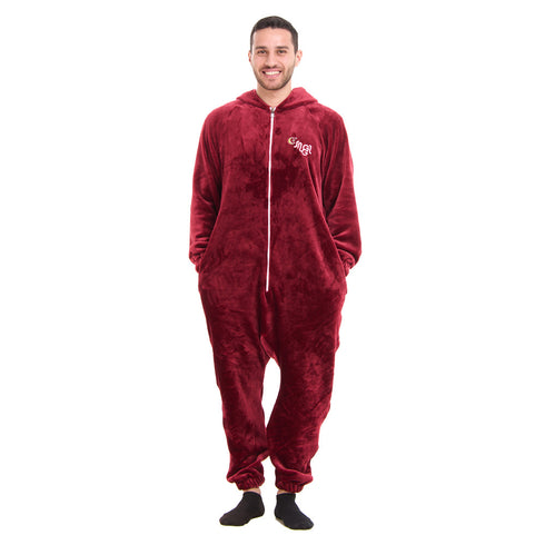 Snuggs Blanket Onesie Dark Red هلال رمضان